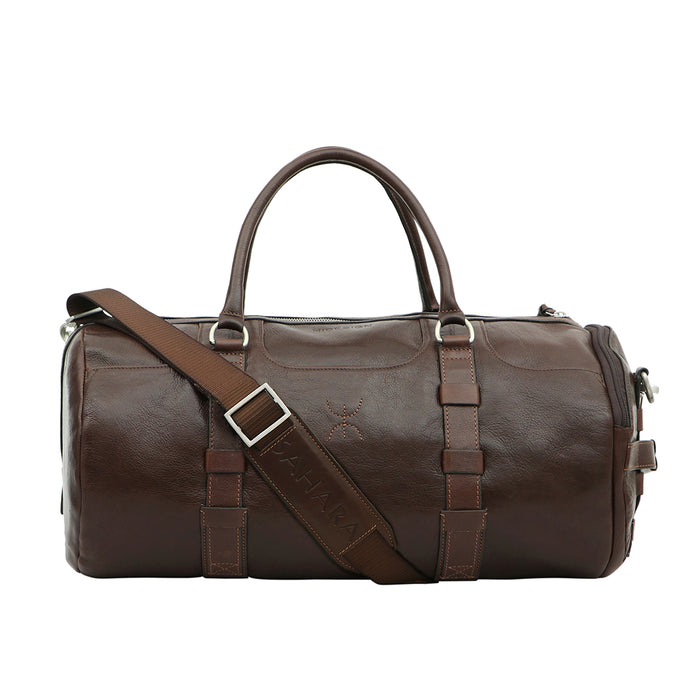 Timbuktoo - 04 Brown Leather Duffle Bag