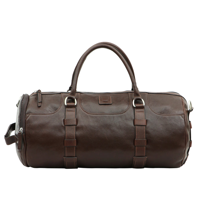 Timbuktoo - 04 Brown Leather Duffle Bag