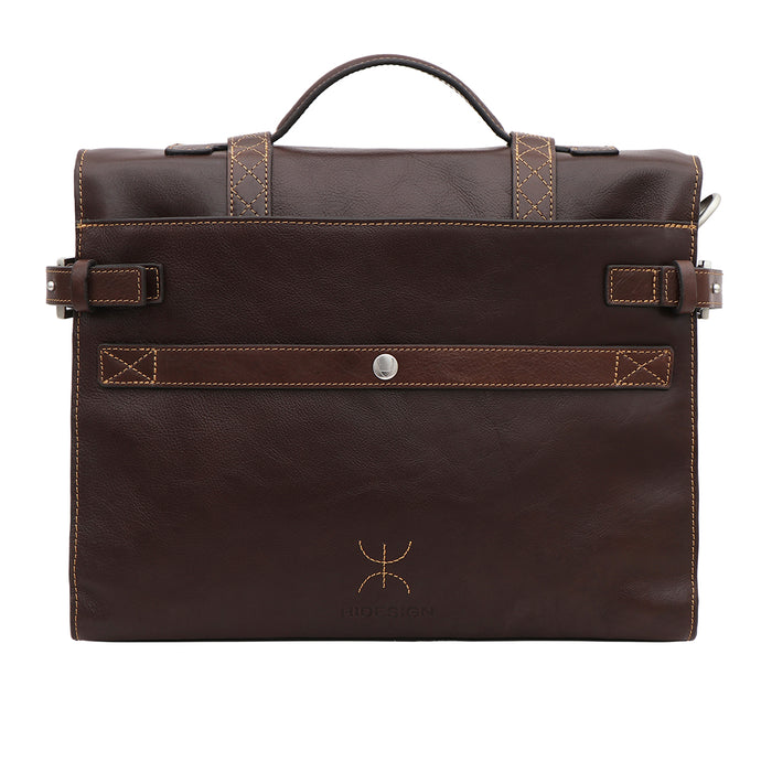 Timbuktoo - 05 Brown Leather  Briefcase