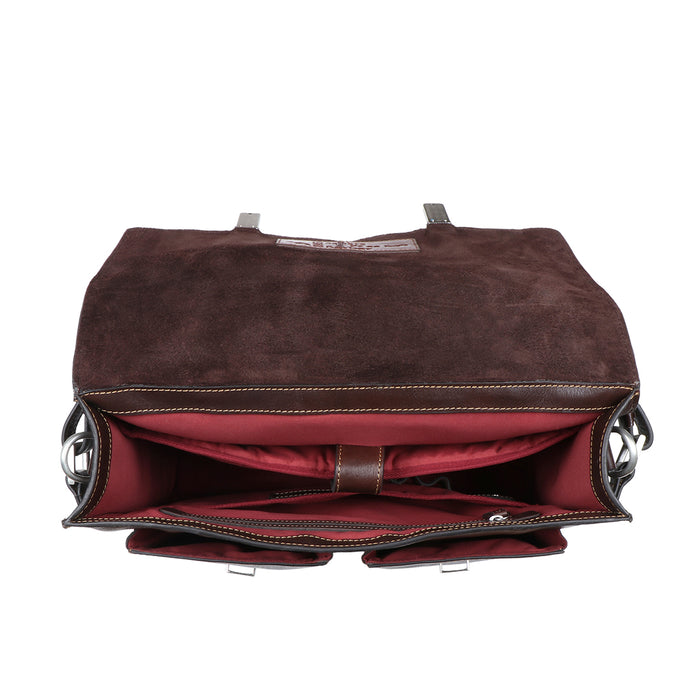 Timbuktoo - 05 Brown Leather  Briefcase