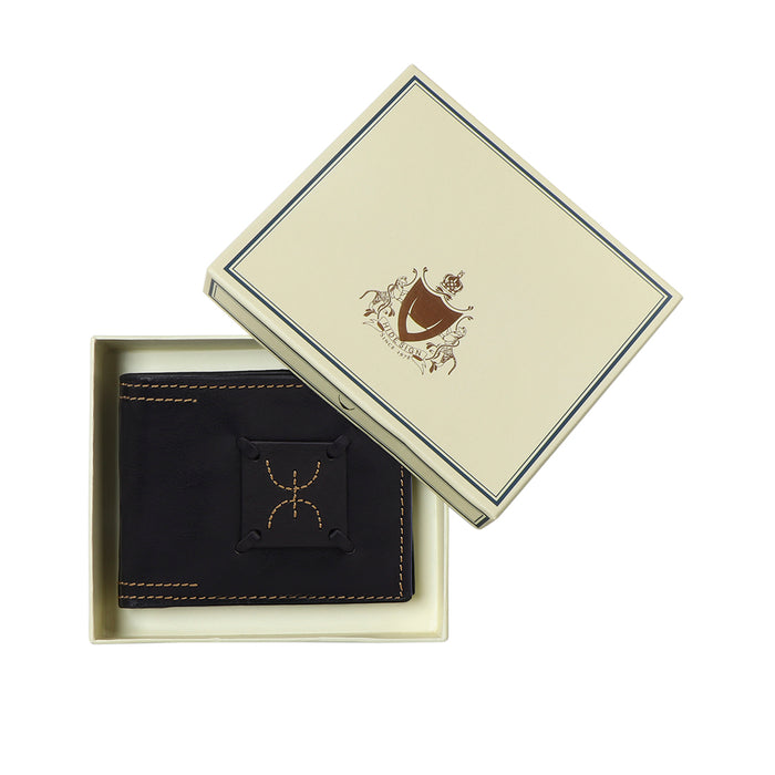 Timbuktoo - W3 Black Leather Bi-Fold Wallet