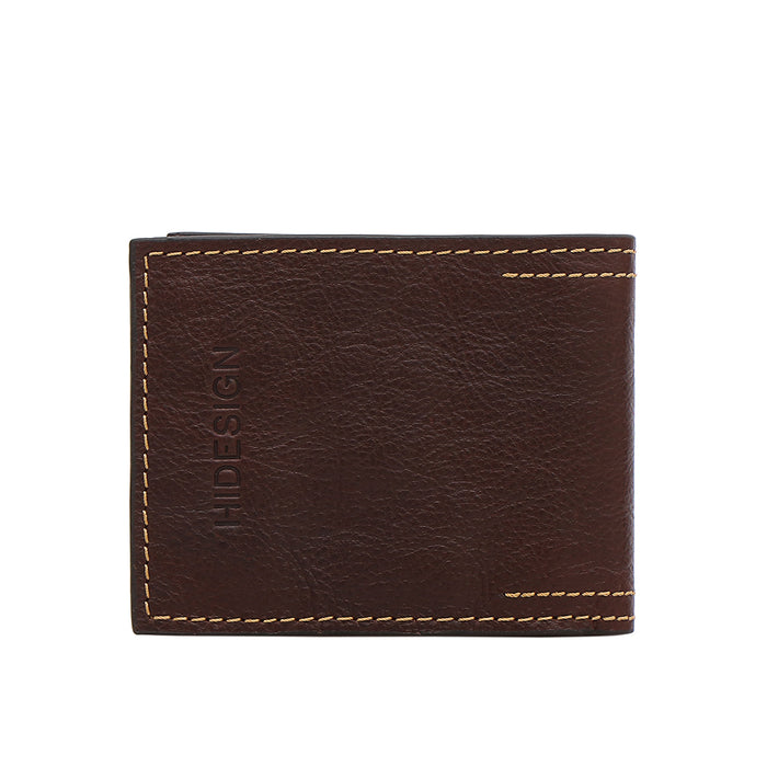 Timbuktoo - W3 Brown Leather Bi-Fold Wallet