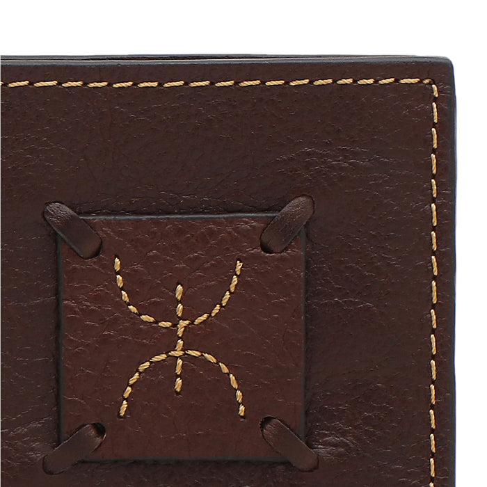 Timbuktoo - W3 Brown Leather Bi-Fold Wallet