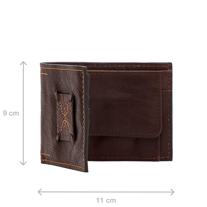 Timbuktoo - W3 Brown Leather Bi-Fold Wallet