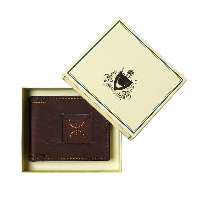 Timbuktoo - W3 Brown Leather Bi-Fold Wallet