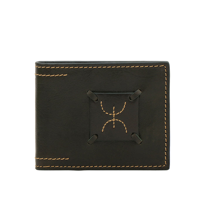 Timbuktoo - W4 Olive Leather Bi-Fold Wallet