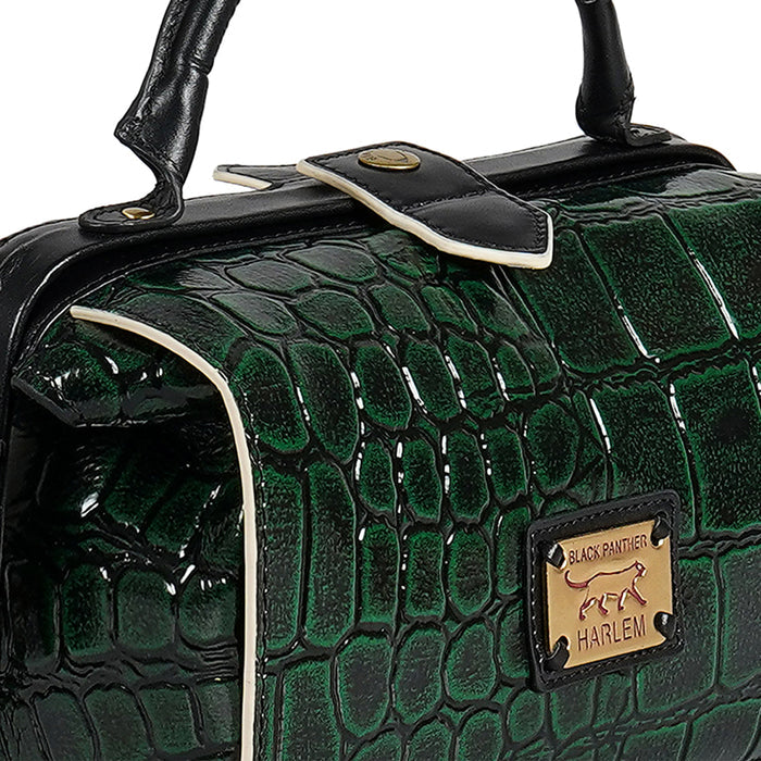 Tina Turner 01 Green Leather Bowling Bag