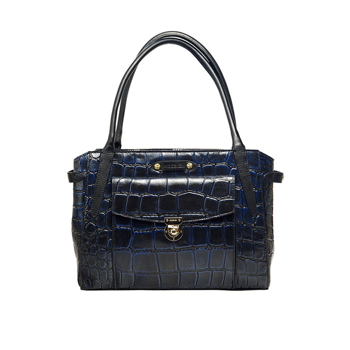 Tina Turner 03 Blue Leather Shoulder Bag
