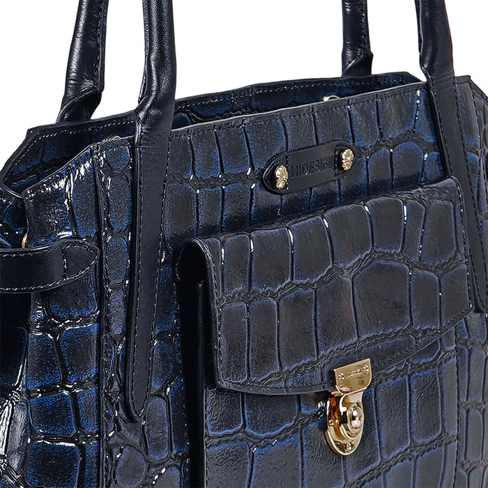 Tina Turner 03 Blue Leather Shoulder Bag