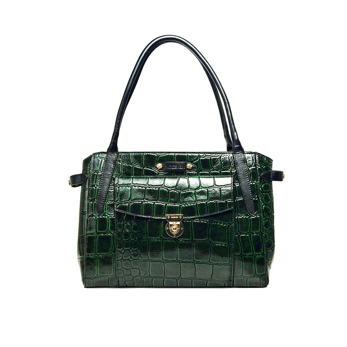 Tina Turner 03 Green Leather Shoulder Bag