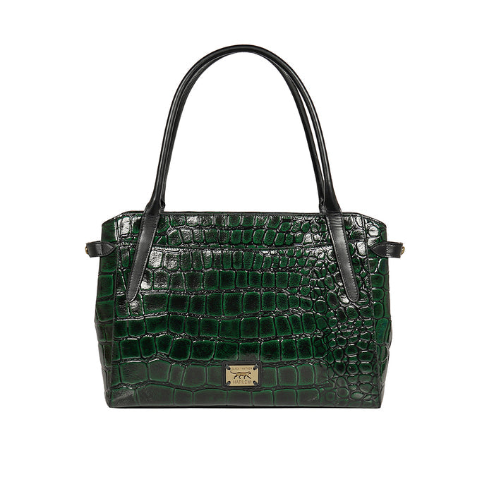 Tina Turner 03 Green Leather Shoulder Bag