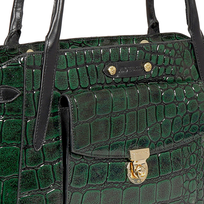 Tina Turner 03 Green Leather Shoulder Bag