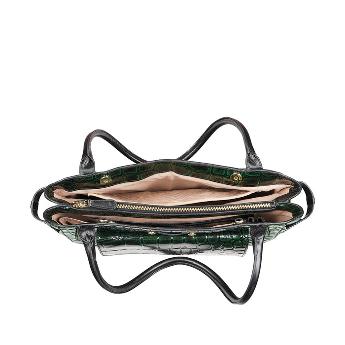 Tina Turner 03 Green Leather Shoulder Bag