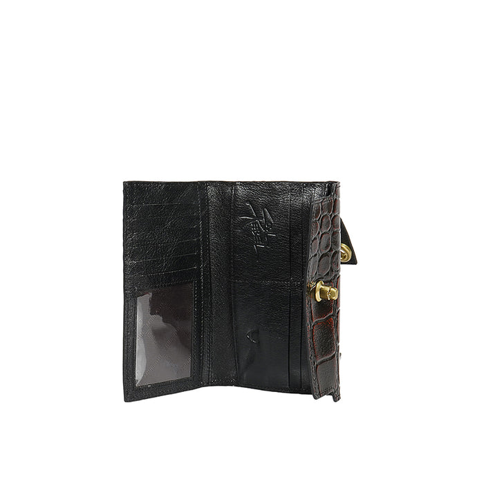 Tina Turner W2 Brown Leather Clutch Wallet