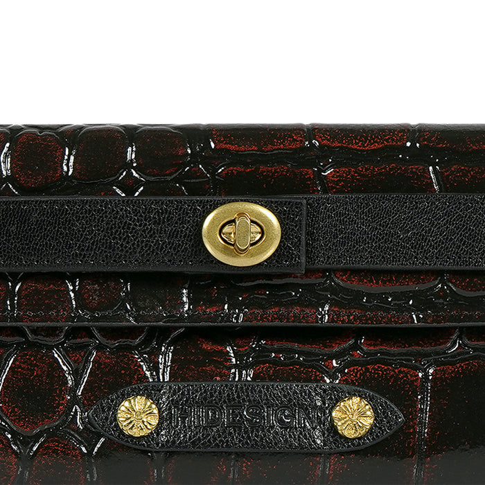 Tina Turner W2 Brown Leather Clutch Wallet