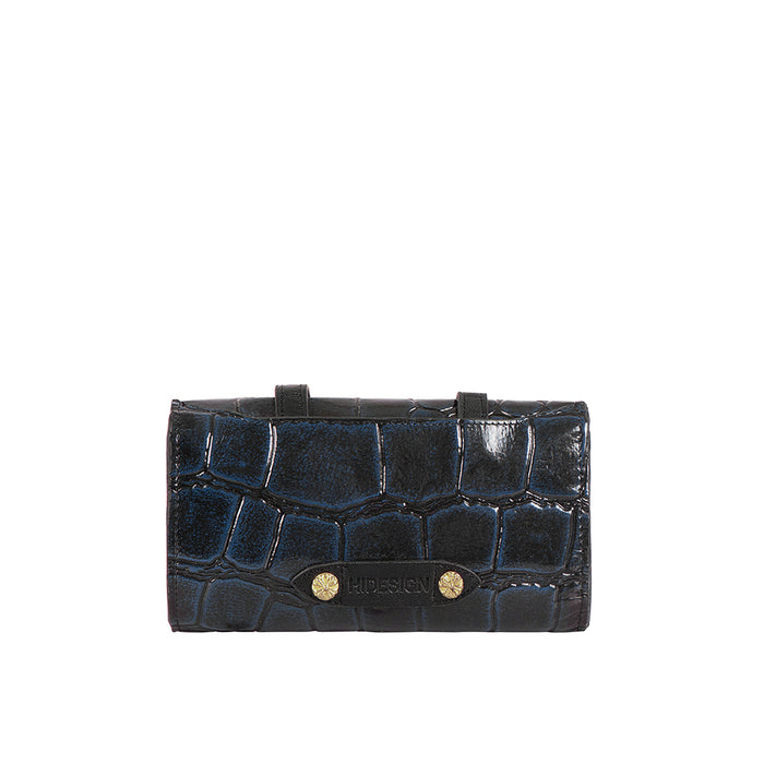 Tina Turner W3 Blue Leather Sling Wallet