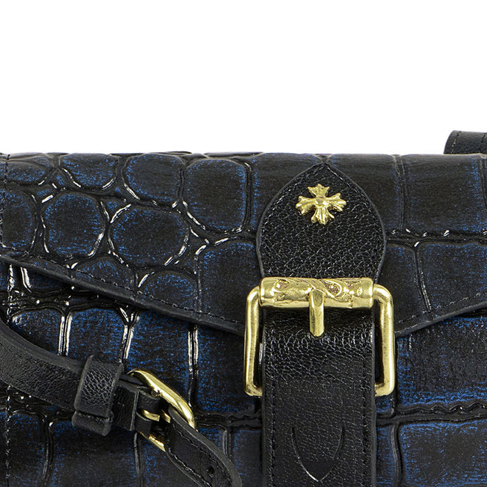 Tina Turner W3 Blue Leather Sling Wallet