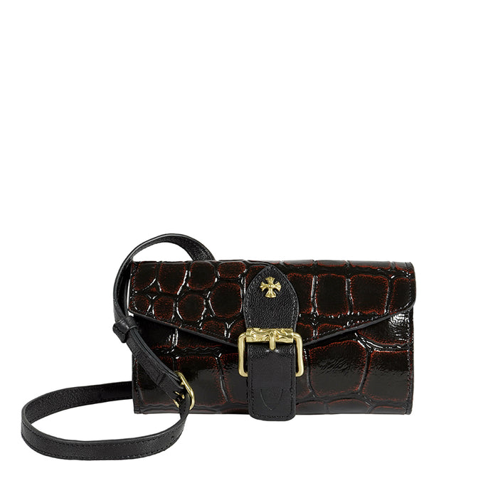 Tina Turner W3 Brown Leather Sling Wallet