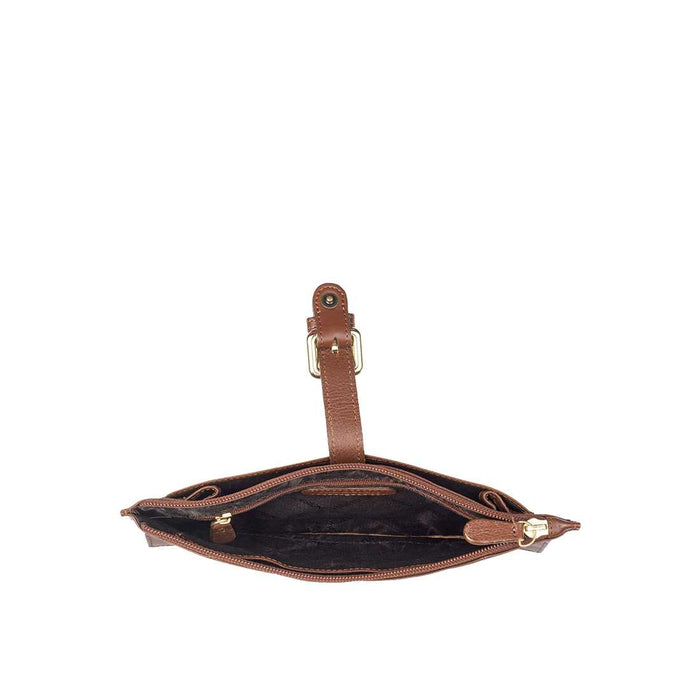 Topaz W4 Tan Leather Sling Wallet
