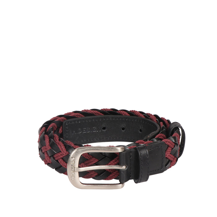 Torino 02 Men's Red Non Reversible Leather Belt