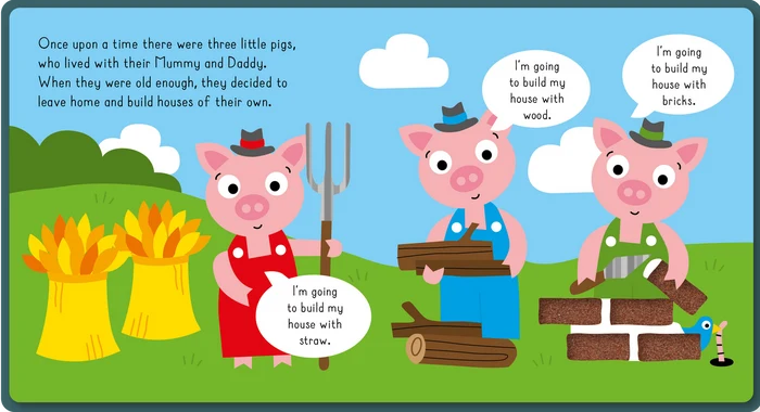 Touchy Feely The Three Little Pigs Book