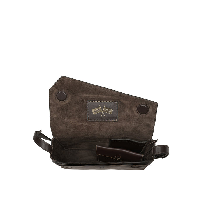 Tower 01 Brown Leather Sling Bag