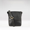 Tower 02 Black Leather  Crossbody