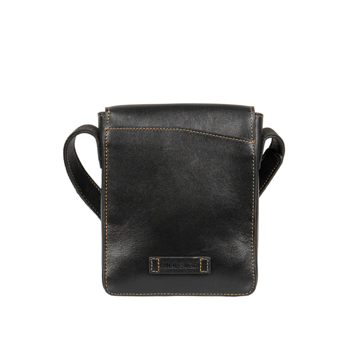 Tower 02 Black Leather  Crossbody