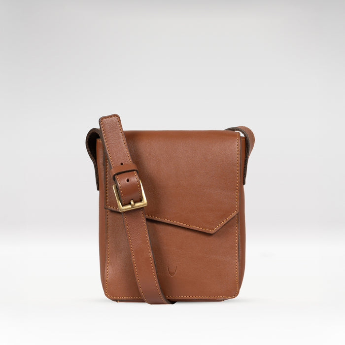 Tower 02 Tan Leather  Crossbody