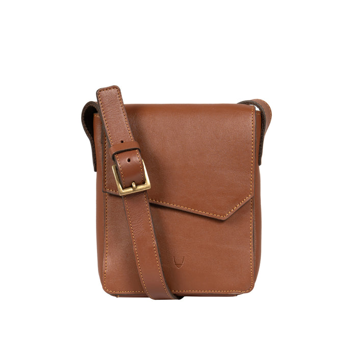 Tower 02 Tan Leather  Crossbody