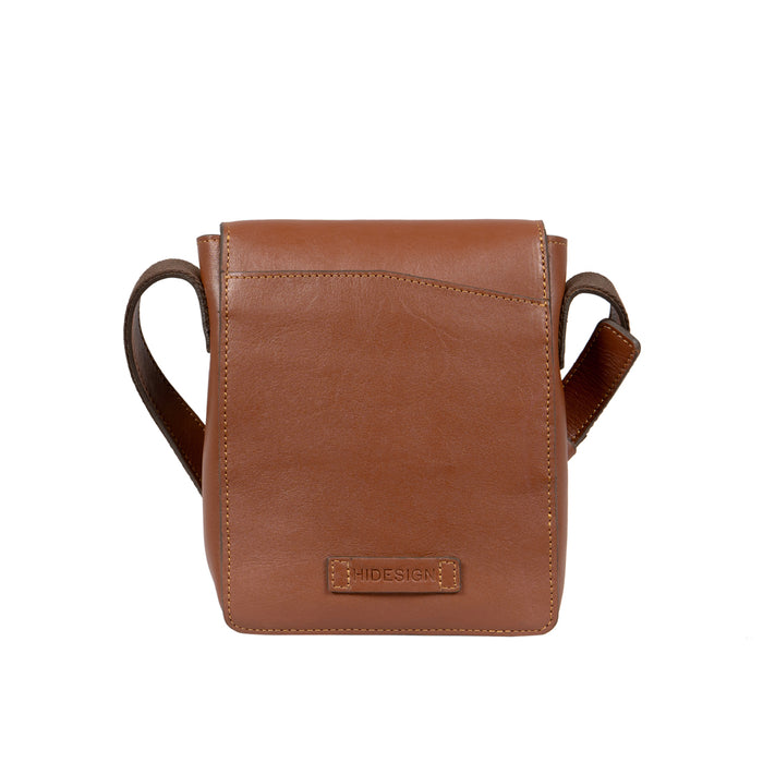 Tower 02 Tan Leather  Crossbody