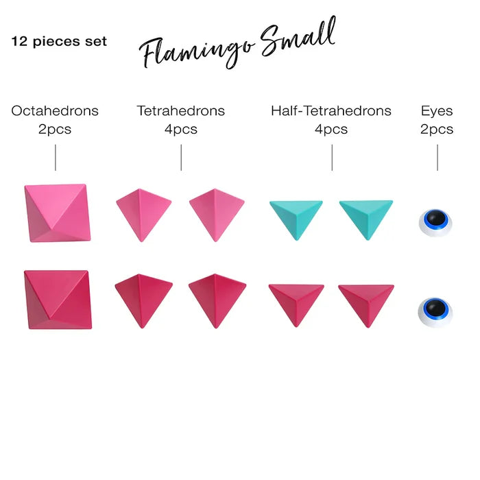 Trido - Magnetic Art Small Flamingo 12pc