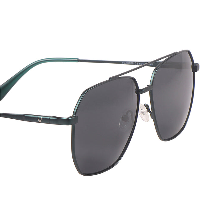 Trinidad Men's Black Aviator Sunglasses
