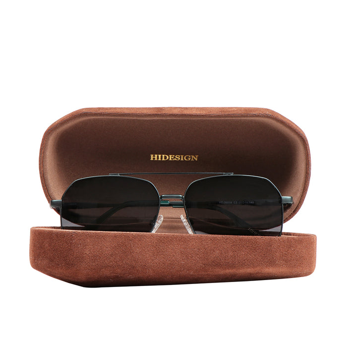 Trinidad Men's Black Aviator Sunglasses