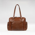 Trinity 02 Brown Leather Tote Bag