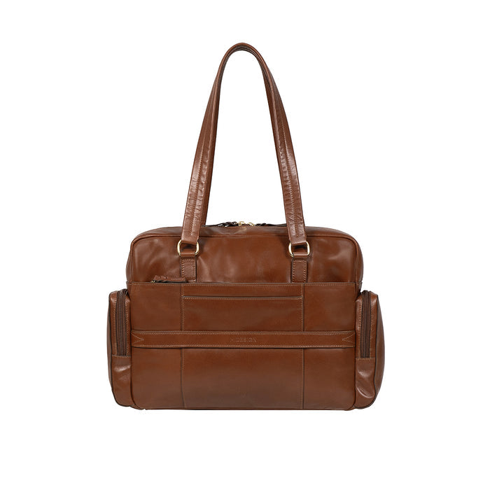 Trinity 02 Brown Leather Tote Bag