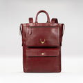Trinity 03 Red Leather Backpack