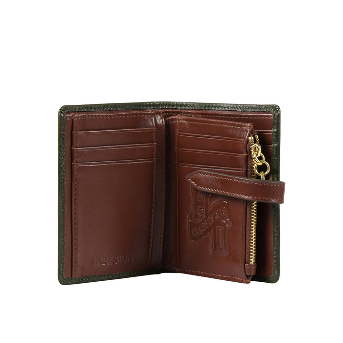 Trinity W2 Green Leather Bi-Fold Wallet