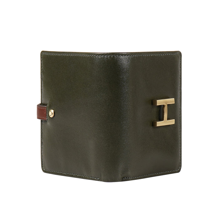 Trinity W2 Green Leather Bi-Fold Wallet