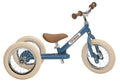 Trybike - Matte Blue Vintage Trybike, Cream Tyres and Chrome (3 wheel)