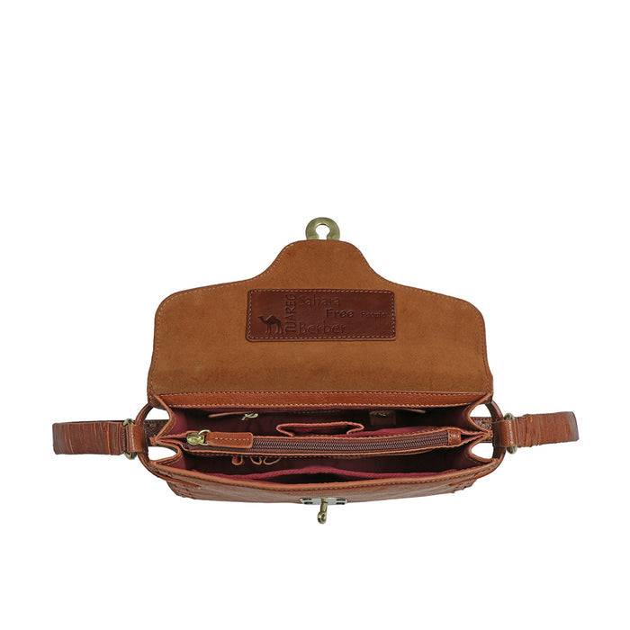 Tuareg - 02 Tan Leather Shoulder Bag