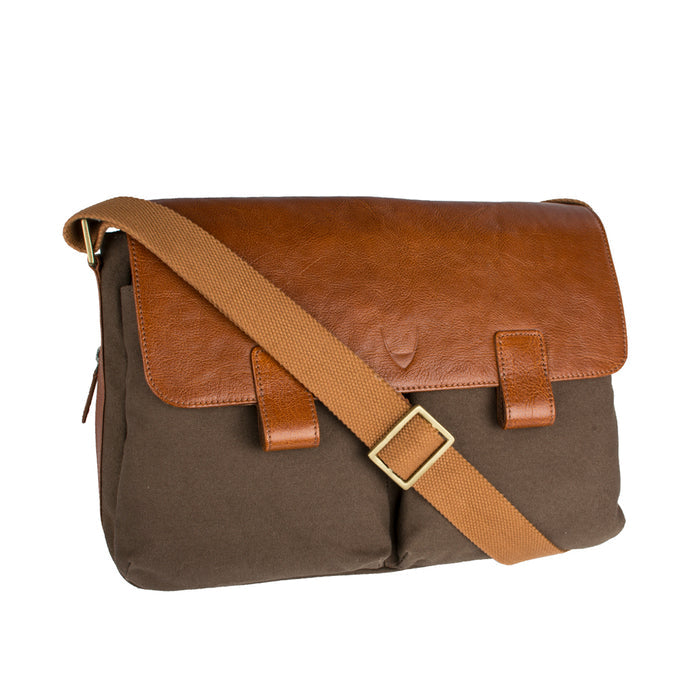 Tuareg 02 Green Canvas Messenger Bag