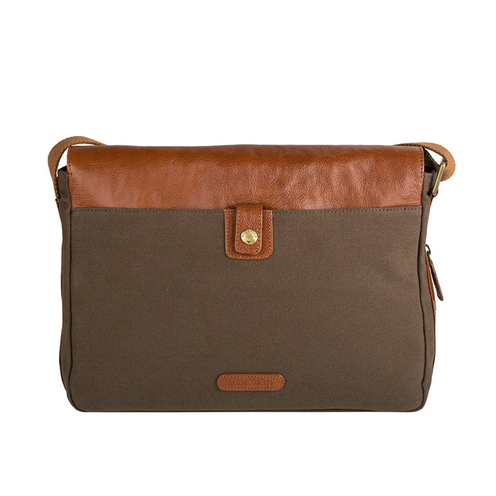 Tuareg 02 Green Canvas Messenger Bag