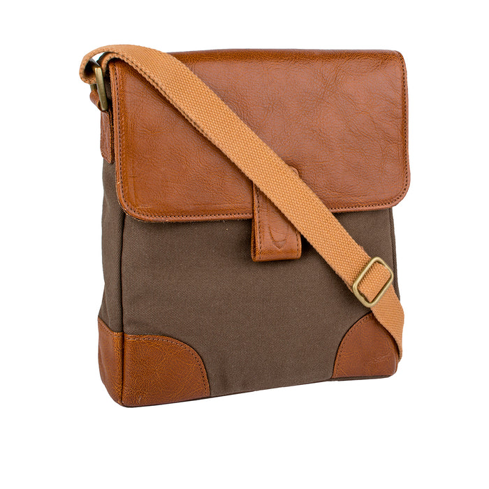 Tuareg 03 Green Canvas Crossbody