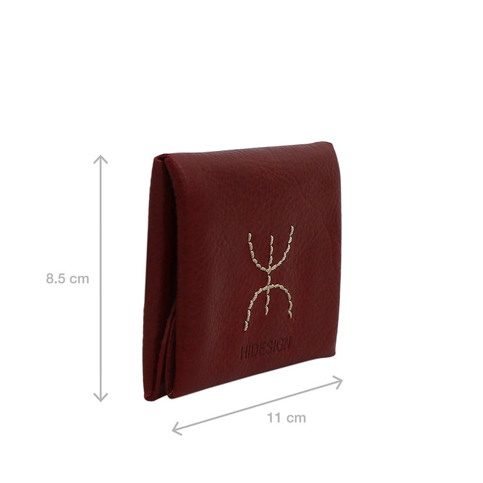 Tuareg W1 Red Leather Bi-Fold Wallet