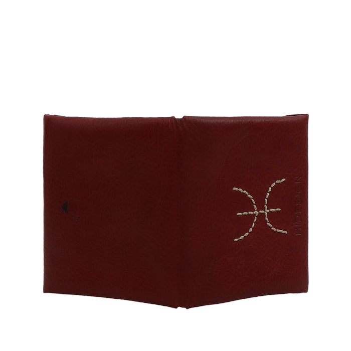Tuareg W1 Red Leather Bi-Fold Wallet