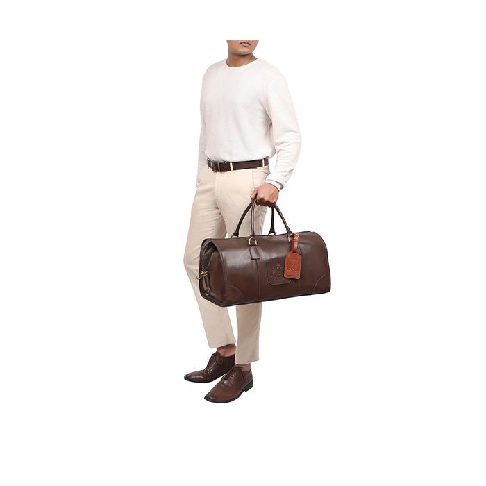Tulsa 3 Brown Leather  Duffle Bag