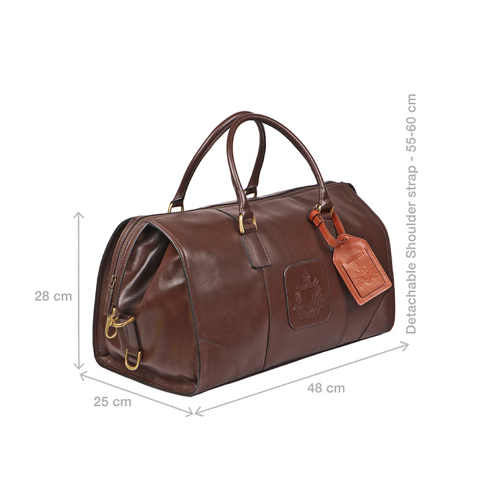 Tulsa 3 Brown Leather  Duffle Bag