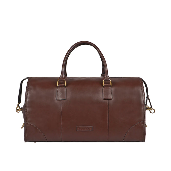 Tulsa 3 Brown Leather  Duffle Bag