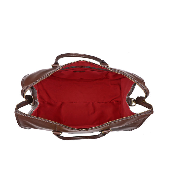 Tulsa 3 Brown Leather  Duffle Bag